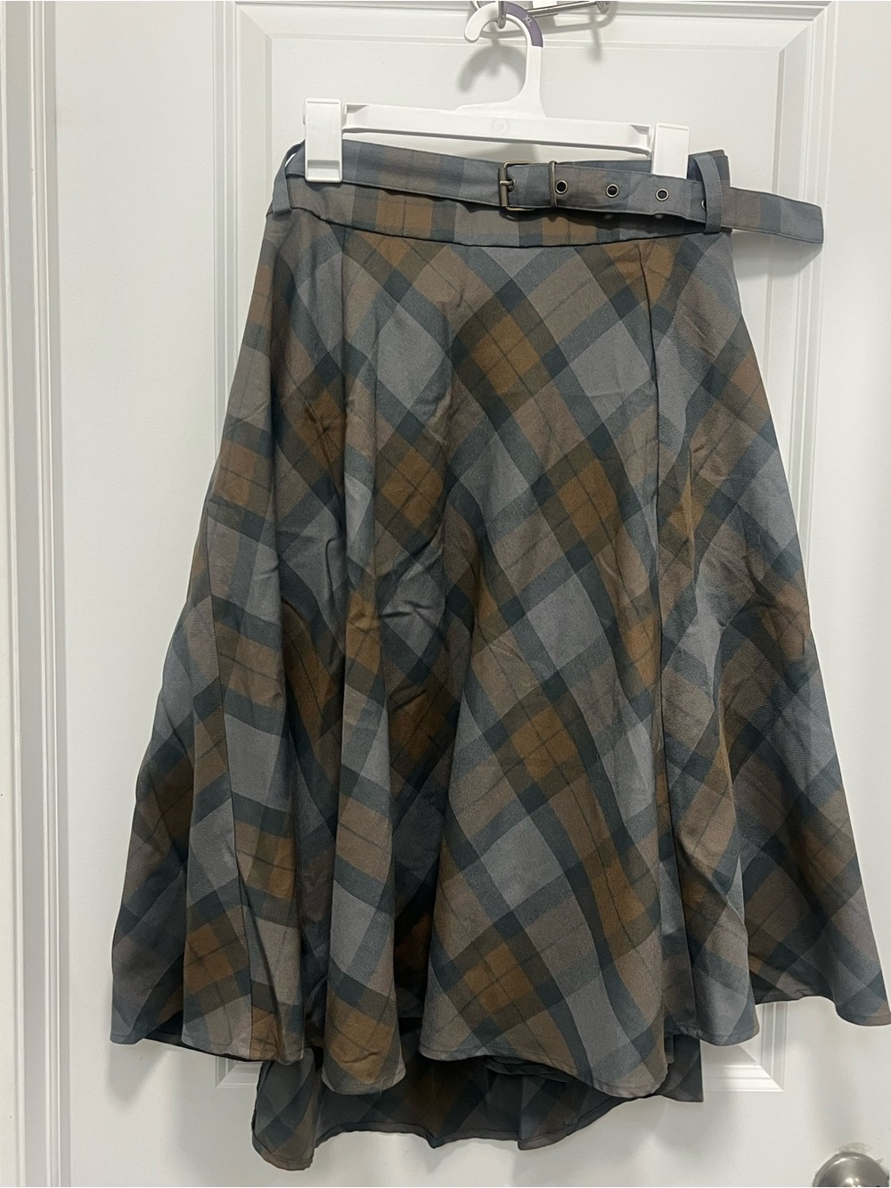Torrid Outlander Fraser Tartan Plaid Wrap Skirt Size 14 NWT belt Scotland